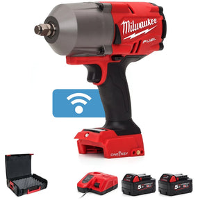 Milwaukee M18ONEFHIWF12 - 502X FUEL One Key 1/2" Impact Wrench 2 x 5.0Ah - M18ONEFHIWF12-502X - Milwaukee Tools UK - Trade Counter Direct