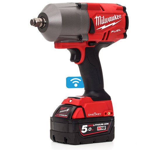 Milwaukee M18ONEFHIWF12 - 502X FUEL One Key 1/2" Impact Wrench 2 x 5.0Ah - M18ONEFHIWF12-502X - Milwaukee Tools UK - Trade Counter Direct