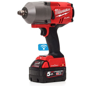 Milwaukee M18ONEFHIWF12 - 502X FUEL One Key 1/2" Impact Wrench 2 x 5.0Ah - M18ONEFHIWF12-502X - Milwaukee Tools UK - Trade Counter Direct