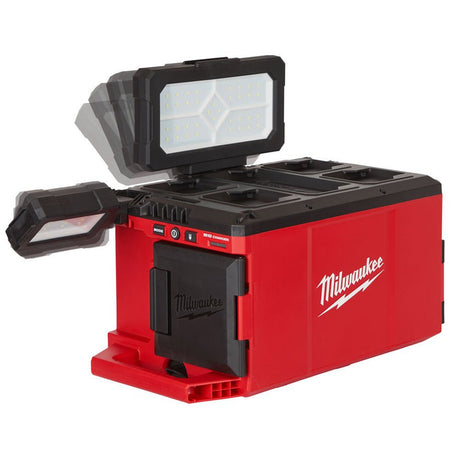 Milwaukee M18POALC - 0 Packout Light and Charger - Bare Unit - M18POALC-0 - Milwaukee Tools UK - Trade Counter Direct