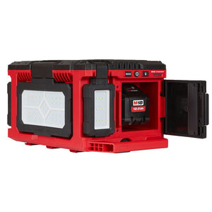 Milwaukee M18POALC - 0 Packout Light and Charger - Bare Unit - M18POALC-0 - Milwaukee Tools UK - Trade Counter Direct