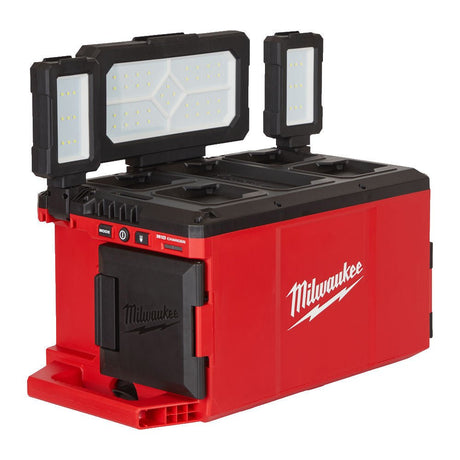 Milwaukee M18POALC - 0 Packout Light and Charger - Bare Unit - M18POALC-0 - Milwaukee Tools UK - Trade Counter Direct