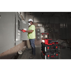 Milwaukee M18POALC - 0 Packout Light and Charger - Bare Unit - M18POALC-0 - Milwaukee Tools UK - Trade Counter Direct