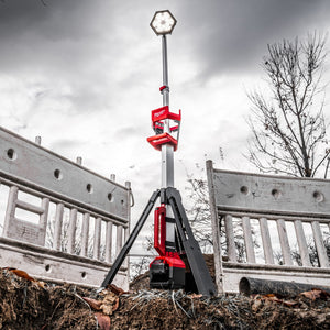 Milwaukee M18SAL2 - 0 18V LED Stand Light - Bare Unit - M18SAL2-0 - Milwaukee Tools UK - Trade Counter Direct