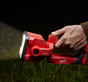 Milwaukee M18SLED - 0 18v LED Spot Light - Bare Unit - M18SLED - 0 - M18SLED-0 - Milwaukee Tools UK - Trade Counter Direct
