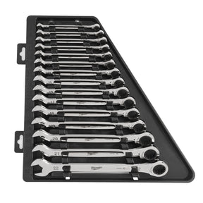 Milwaukee Maxbite Ratcheting Combination Spanner Sets - 4932464994 - Milwaukee Tools UK - Trade Counter Direct