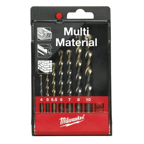 Milwaukee Multi Material Drill Bit Set - 7 Piece - 4932352836 - 4932352836 - Milwaukee Tools UK - Trade Counter Direct