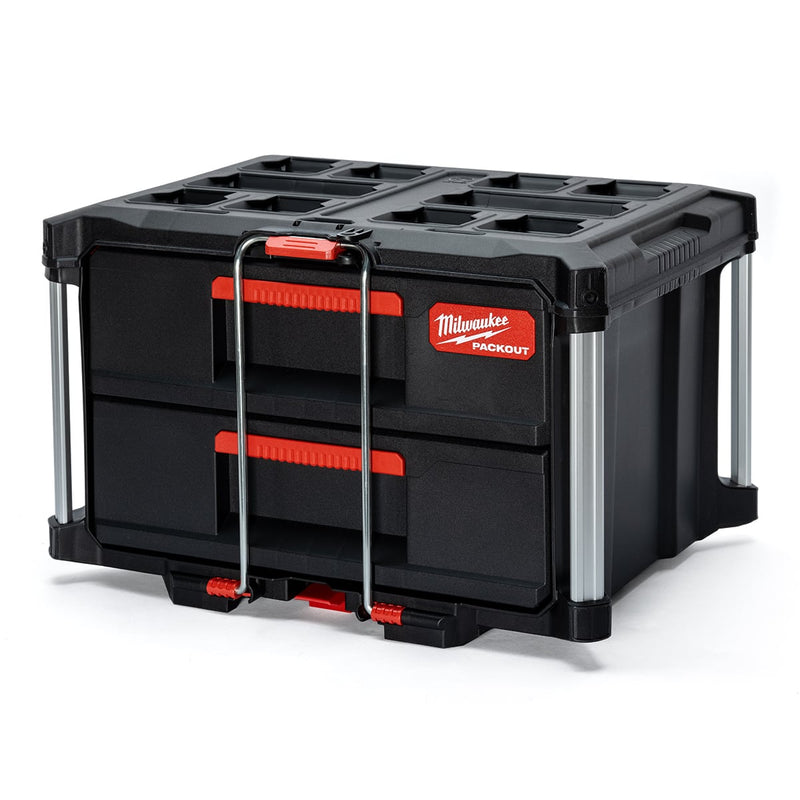 Milwaukee PACKOUT 2 Drawer Tool Box - 4932472129 - 4932472129 - Milwaukee Tools UK - Trade Counter Direct