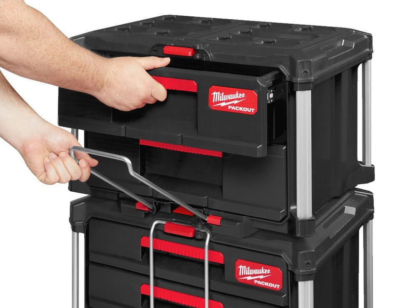 Milwaukee PACKOUT 2 Drawer Tool Box - 4932472129 - 4932472129 - Milwaukee Tools UK - Trade Counter Direct
