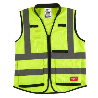 Milwaukee Premium High - Visibility Vest - 4932471898 - Milwaukee Tools UK - Trade Counter Direct