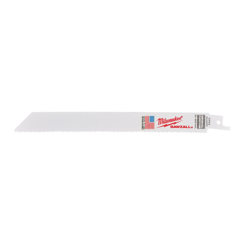 Milwaukee Sabre Saw Blades SZ BL - 150mm X 8 - 300mm X 18 - 48005293 - Milwaukee Tools UK - Trade Counter Direct