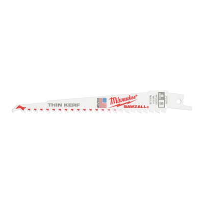 Milwaukee Sawzall Blade Wood With Nails - Thin Kerf Demolition - 48005035 - Milwaukee Tools UK - Trade Counter Direct