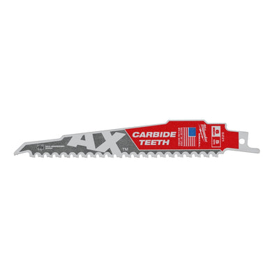 Milwaukee SawZall Wood With Nails: Ax With Carbide Teeth - 48005221 - Milwaukee Tools UK - Trade Counter Direct