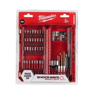 Milwaukee Shockwave Impact duty Bit Set - 40pc - 4932492004 - 4932492004 - Milwaukee Tools UK - Trade Counter Direct