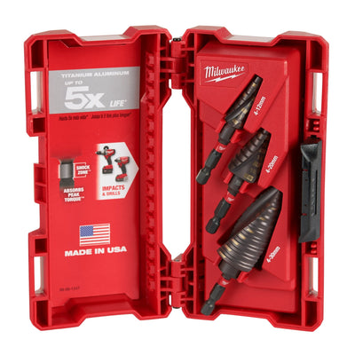 Milwaukee Step Drill Sets - 48899266 - Milwaukee Tools UK - Trade Counter Direct