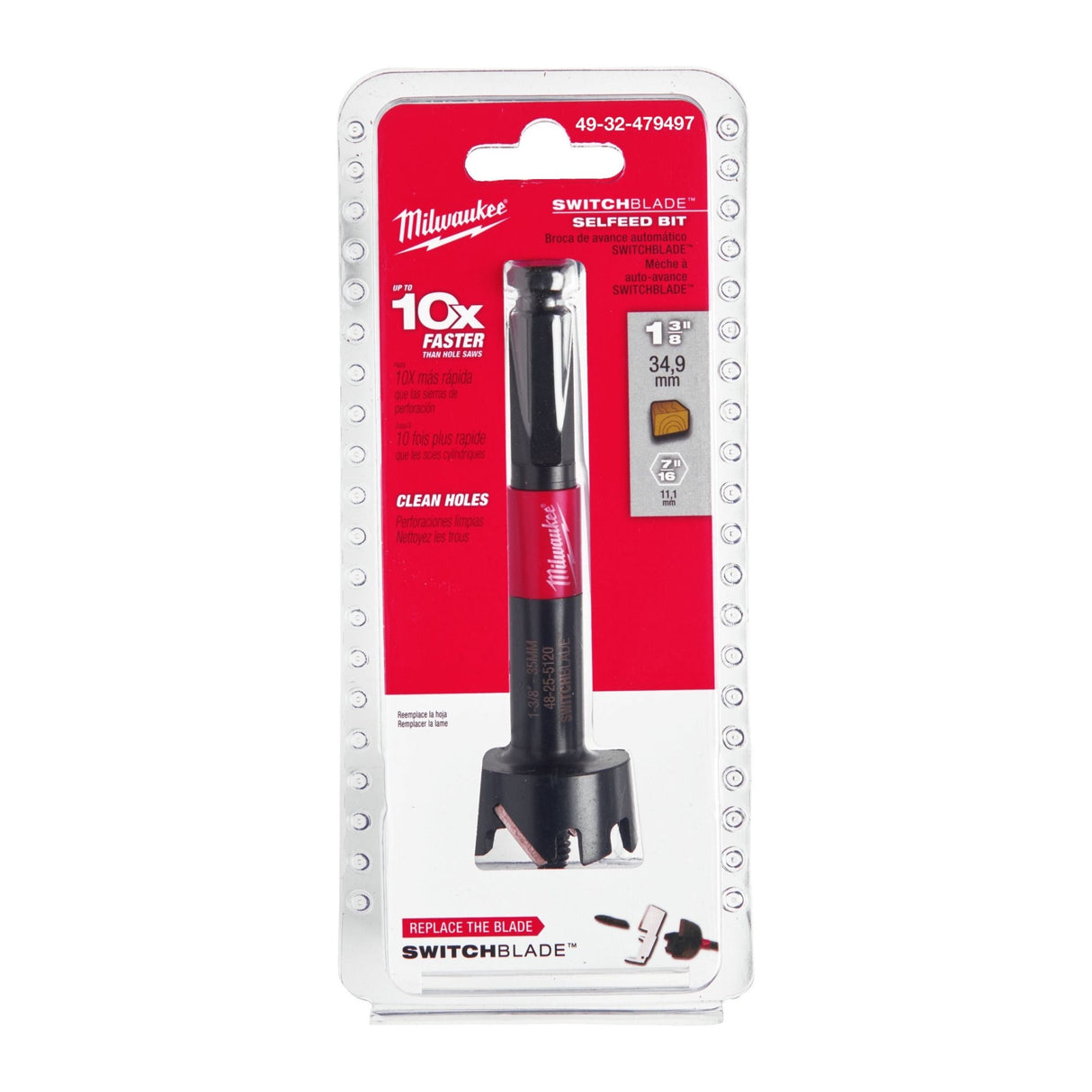 Milwaukee Switchblade Selfeed Drills - 4932479497 - Milwaukee Tools UK - Trade Counter Direct