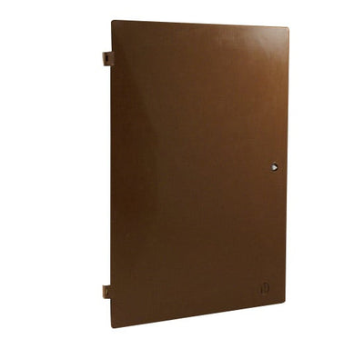Mitras Brown Recessed Electricity Meter Box Door - IS0052 - Mitras - Trade Counter Direct