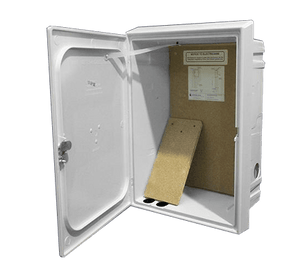 Mitras Fire Retardant Recessed Electricity Meter Box - M02025 - Mitras - Trade Counter Direct