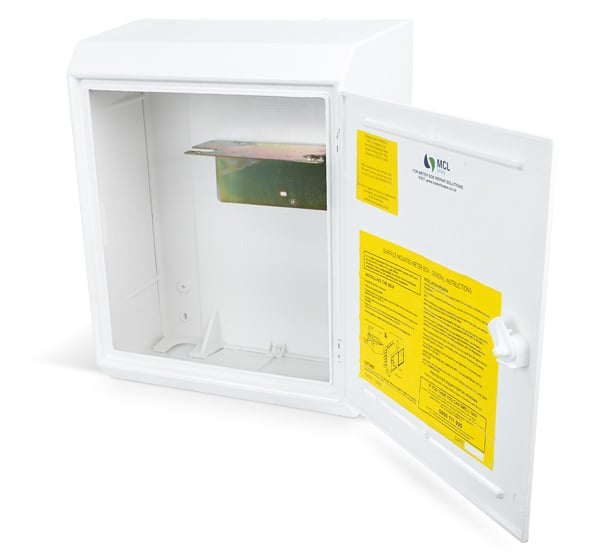 Mitras Gas Meter Box Surface - Mark 2 (503mm x 408mm x 224mm) - Surface Gas Box - G70036 - Mitras - Trade Counter Direct