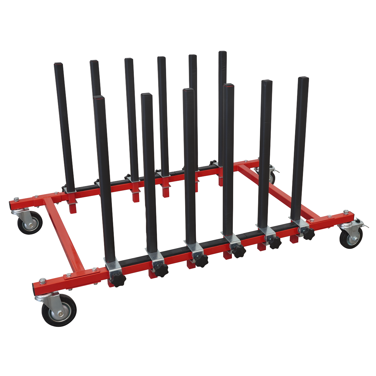 Sealey MK76 Panel Storage Rack Mobile Holds 5 Panels