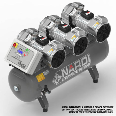 NARDI EXTREME MP 9HP 270ltr Compressor with Panel - SIP-EXTMP27090CP - NARDI - Trade Counter Direct
