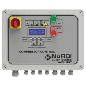 NARDI EXTREME MP 9HP 270ltr Compressor with Panel - SIP-EXTMP27090CP - NARDI - Trade Counter Direct