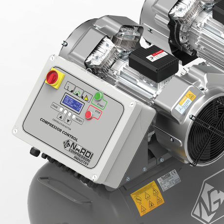NARDI EXTREME MP 9HP 270ltr Compressor with Panel - SIP-EXTMP27090CP - NARDI - Trade Counter Direct