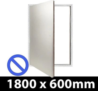 Non Fire Rated Riser Door Access Panel with Budget Lock - Beaded or Picture Frame - RISERDOORPF1200 - Rapid Access - Trade Counter Direct