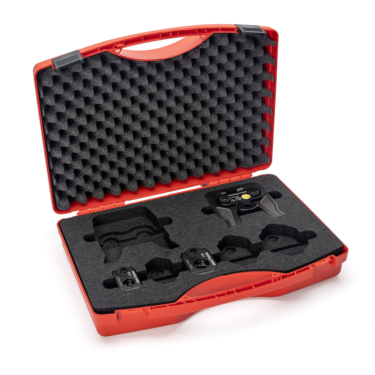 Novopress Angled Jaw Set complete with M15, M22, SZB101 Adaptor and Kit Box - 50869-50 - Novopress - Trade Counter Direct