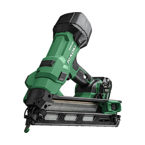 Hikoki 18V 15GA Brushless Angled Finish Nailer 2 x 2.0Ah batteries, charger and Case - NT1865DAAJXZ
