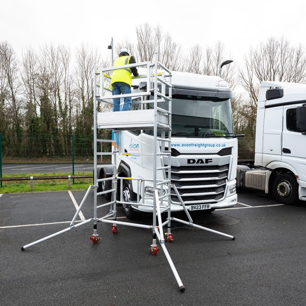 One Man Scaffold Tower - ALTO Access - 2.2m Platform Height - MINI - 12 - 022 - MINI-12-022 - ALTO Access - Trade Counter Direct