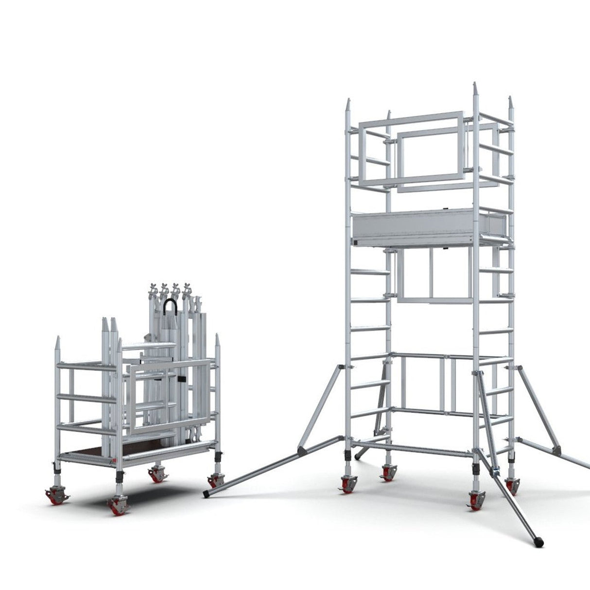 One Man Scaffold Tower - ALTO Access - 2.2m Platform Height - MINI - 12 - 022 - MINI-12-022 - ALTO Access - Trade Counter Direct