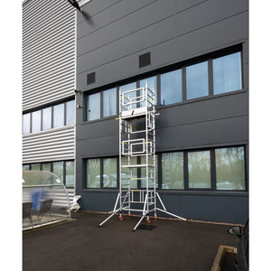 One Man Scaffold Tower - ALTO Access - 4.2m Platform Height - MINI - 12 - 042 - MINI-12-042 - ALTO Access - Trade Counter Direct
