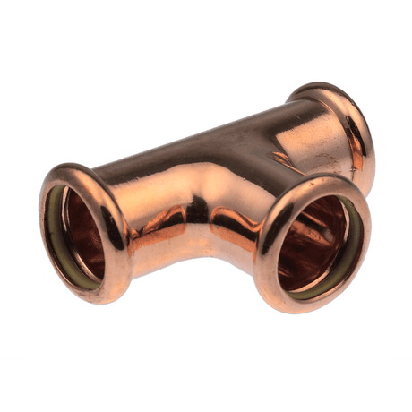 Pegler 39850 XPress Gas 15mm Equal Tee (M - Press) Pack of 1 - SG24/G7130 - YP39850 - Pegler Yorkshire - Trade Counter Direct