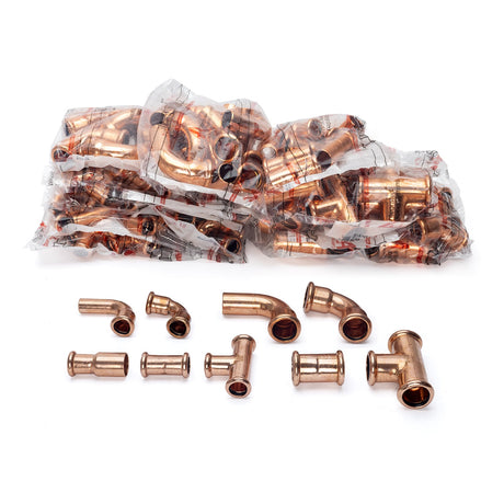 Pegler GET GOING PACK M - Profile Press Fittings - PXGGP - 90 Pack - PXGGP - Pegler Yorkshire - Trade Counter Direct