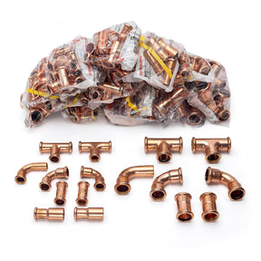 Pegler MIXED PACK M - Profile Press Fittings - PXMP - 109 Pack - PXMP - Pegler Yorkshire - Trade Counter Direct