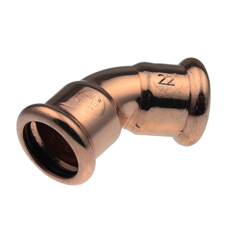 Pegler XPress S21 Copper Obtuse Elbow (M - Press) - 15 - 54mm Options - YP38410 - Pegler Yorkshire - Trade Counter Direct