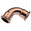 Pegler XPress SG12 Gas Elbow (M - Press) 15 - 54mm Options - YP39780 - Pegler Yorkshire - Trade Counter Direct