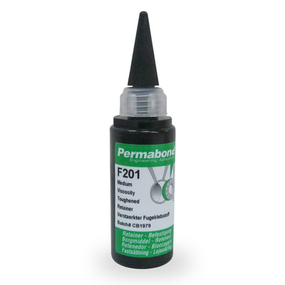 Permabond F201 Toughened High Strength Anaerobic Retainer - 50ml or 200ml - F201-50ML - Permabond - Trade Counter Direct