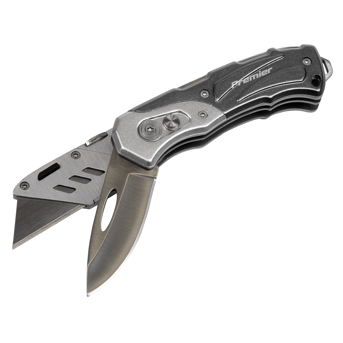 Sealey PK37 Pocket Knife Locking Twin-Blade