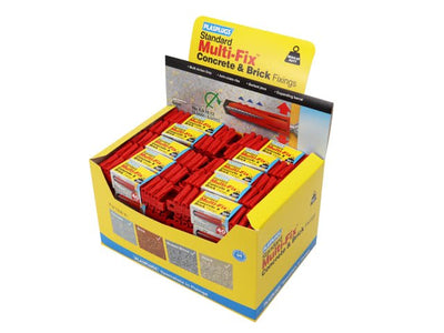 Plasplugs GP600 Original Regular Duty Wall Plugs 50 x 40 Strips (2,000 Pack) - PLAGP600 - Plasplug - Trade Counter Direct