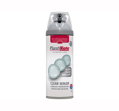 Plasti - kote Clear Acrylic Spray - Satin Clear Acrylic 400ml - PKT24001 - Plasti - kote - Trade Counter Direct