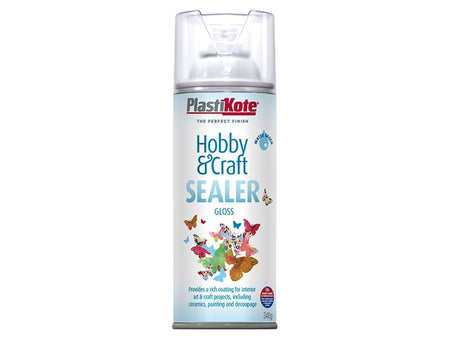 Plasti - kote Hobby & Craft Sealer Clear Gloss 400ml - Tile Sealant - PKT4141 - Plasti - kote - Trade Counter Direct