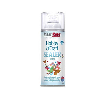 Plasti - kote Hobby & Craft Sealer Clear Gloss 400ml - Tile Sealant - PKT4141 - Plasti - kote - Trade Counter Direct