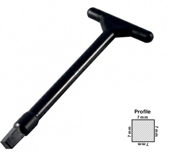 Plastic Loft Hatch Key - Access Panel Door Spare Key - Plastic - SEL7140P - Select Products - SPI - Trade Counter Direct
