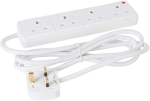 Powermaster Extension Lead with Neon Indicator 230V 4 - Gang 5m - 756731 - 756731 - Powermaster - Trade Counter Direct