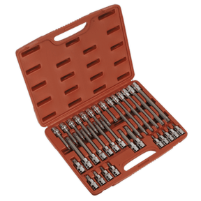 Premier AK2194 32pc 1/2"Sq Drive TRX - Star* Socket Bit Set - AK2194 - Sealey Tools UK - Trade Counter Direct