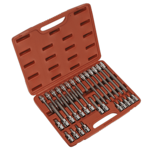 Premier AK2194 32pc 1/2"Sq Drive TRX - Star* Socket Bit Set - AK2194 - Sealey Tools UK - Trade Counter Direct