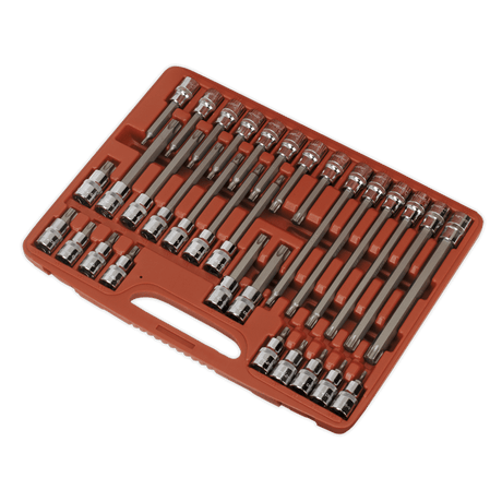 Premier AK2194 32pc 1/2"Sq Drive TRX - Star* Socket Bit Set - AK2194 - Sealey Tools UK - Trade Counter Direct