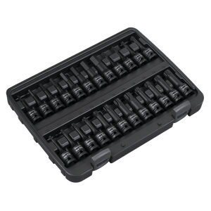 Premier AK56000 24pc 1/2"Sq Drive Hex/TRX - Star*/Spline Impact Socket Bit Set - AK56000 - Sealey Tools UK - Trade Counter Direct